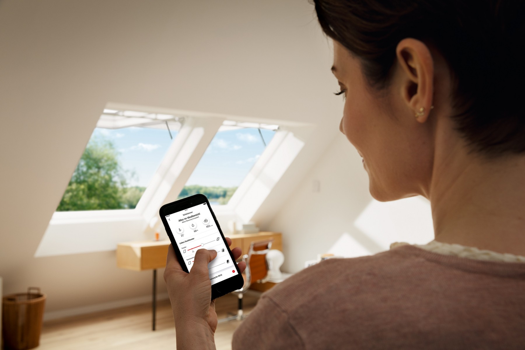 VELUX ACTIVE Smart-Home-Steuerung per App