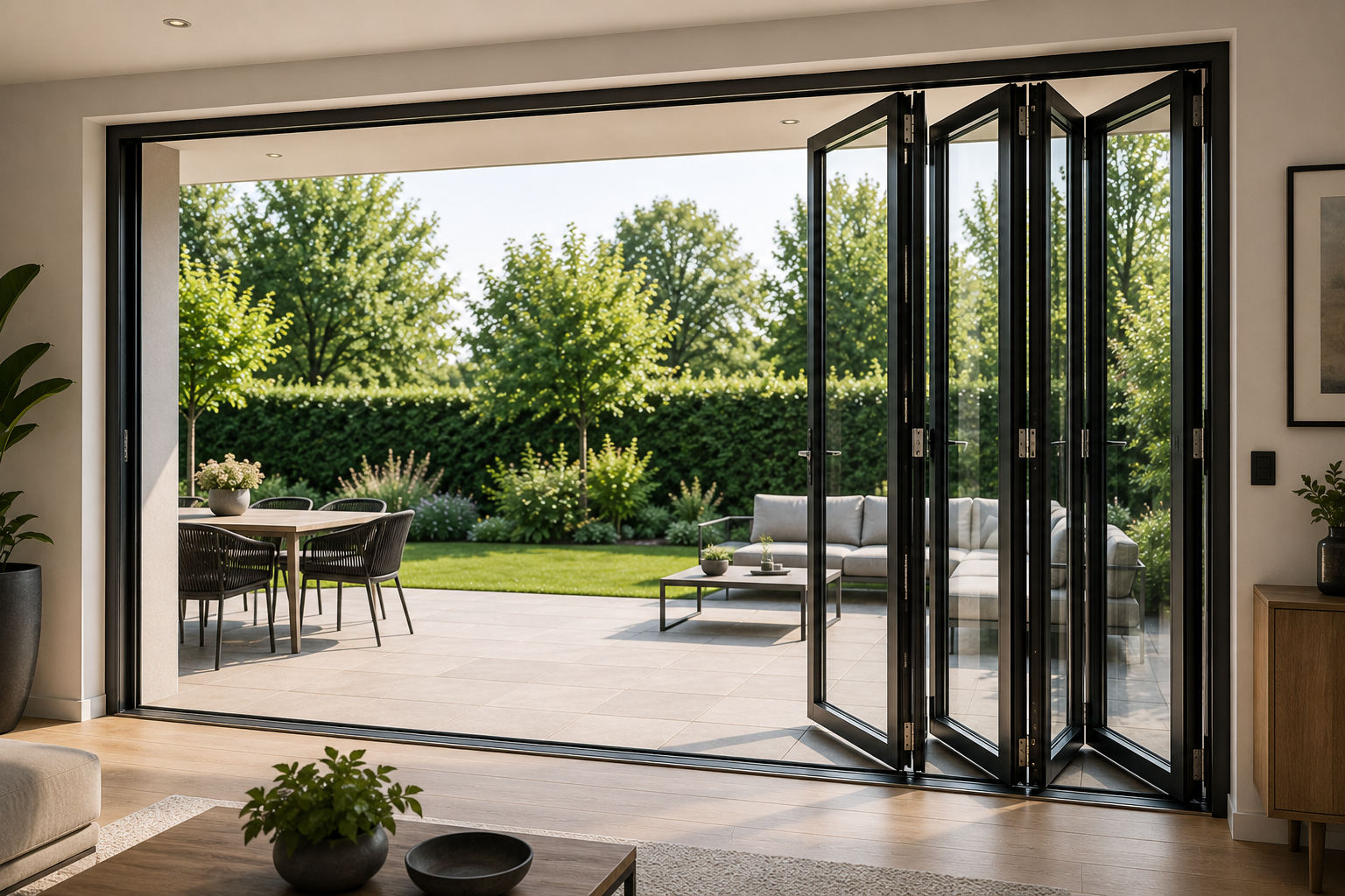Faltanlage Terrasse