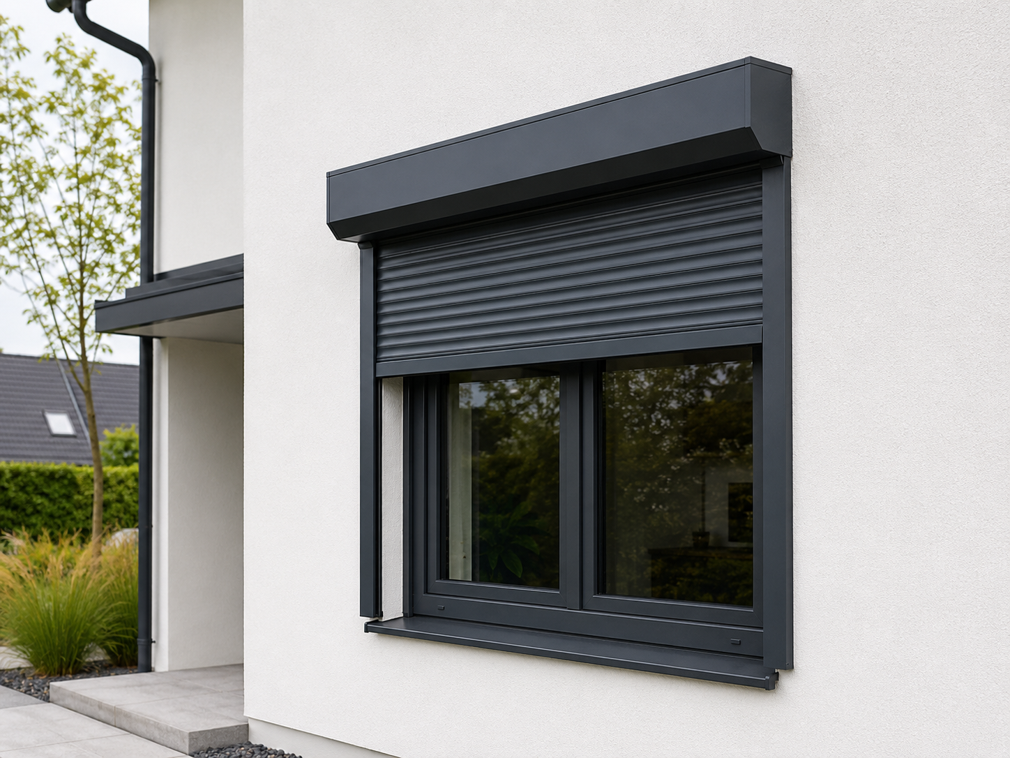 Vorbaurollladen an einem bestehenden Fenster nachrüsten