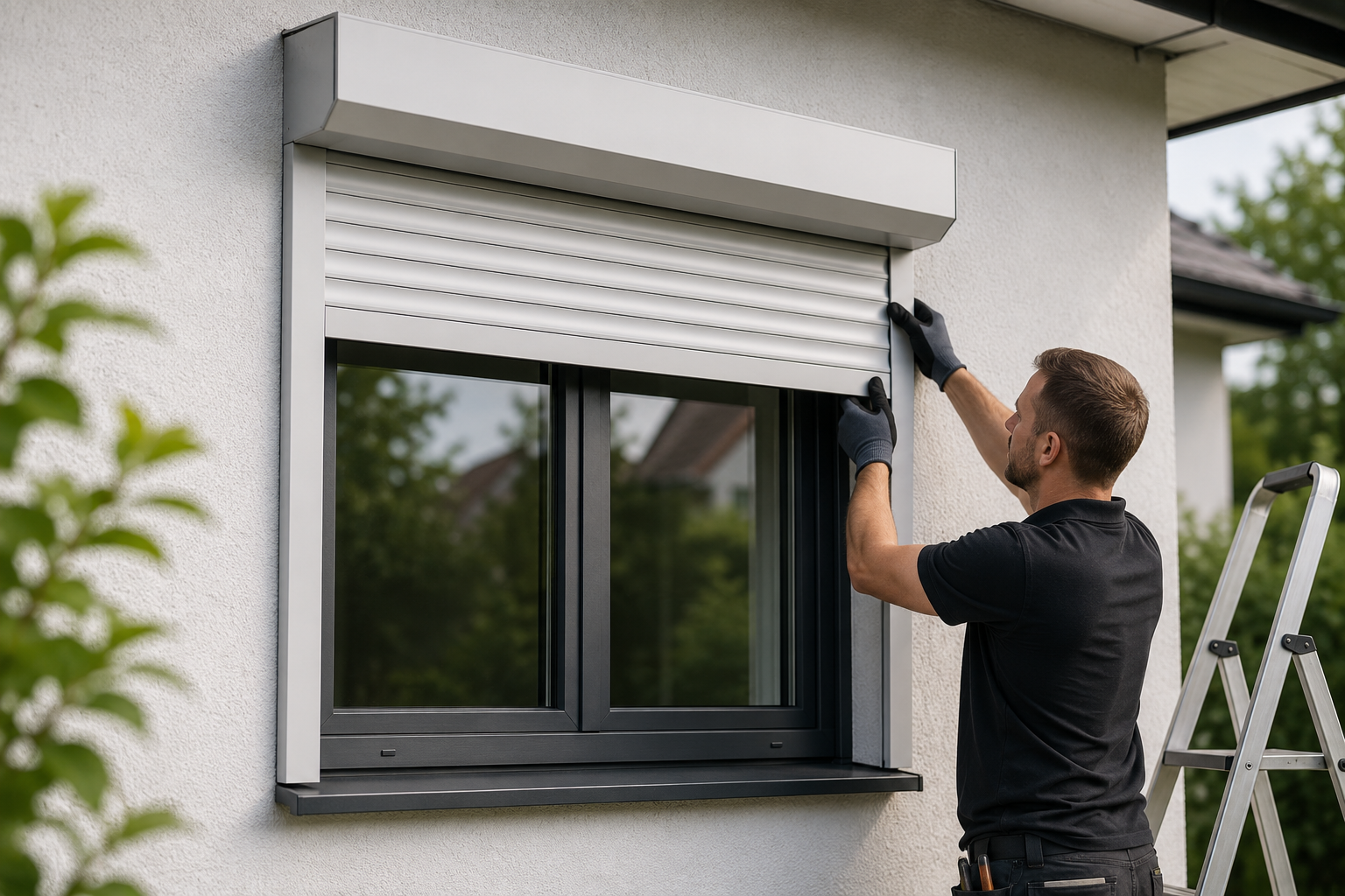 Wie lange dauert ein Fenstertausch mit Rollladen? Fenster mit Rollladen bei der Montage