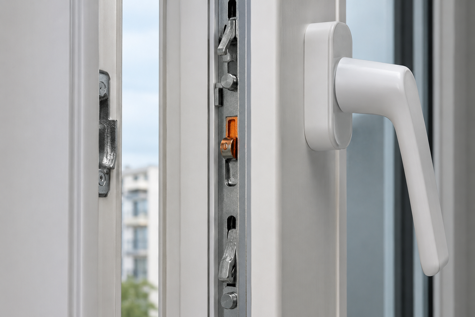 Abgesackter Fensterflügel mit ungleichen Spaltmaßen