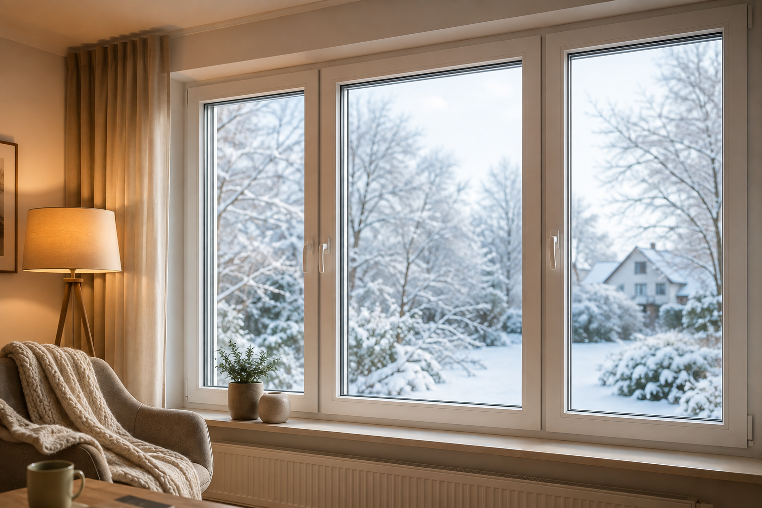 Fenster undicht im Winter erkennen
