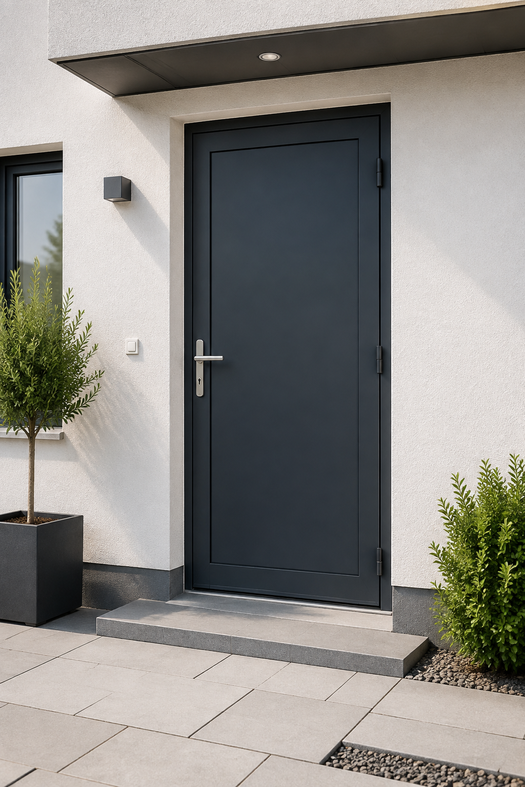 Kunststoff-Haustür in guter Qualität und moderner Ausführung