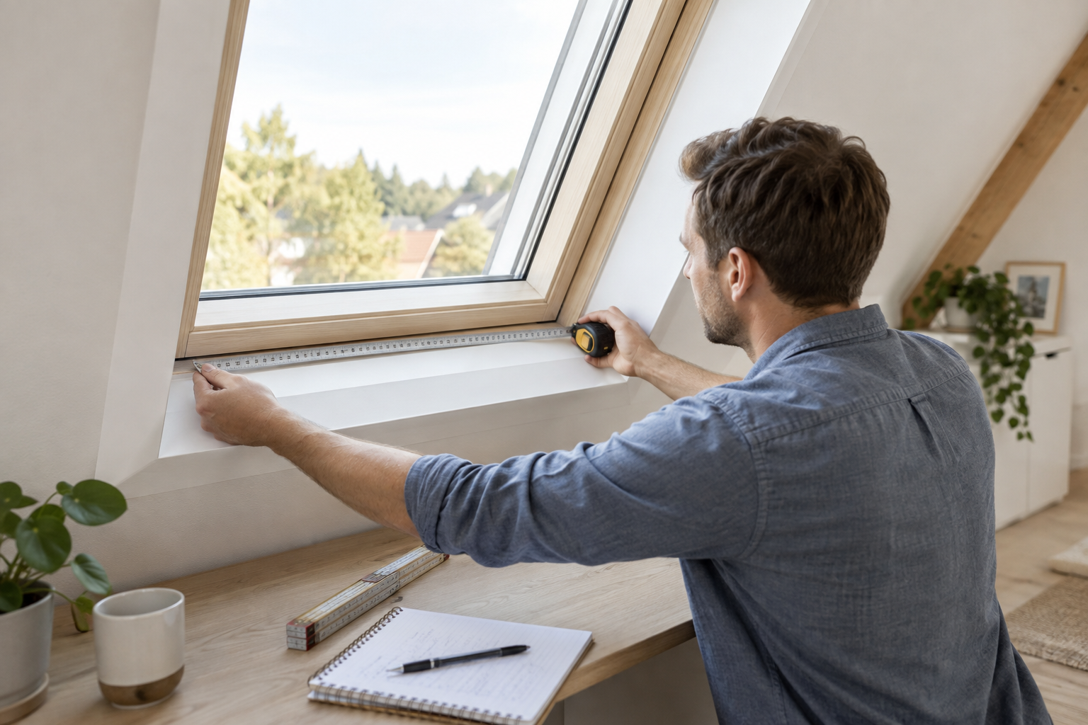 Platzhalter für ein Bild zu typischen Fehlern beim Dachfenster-Ausmessen