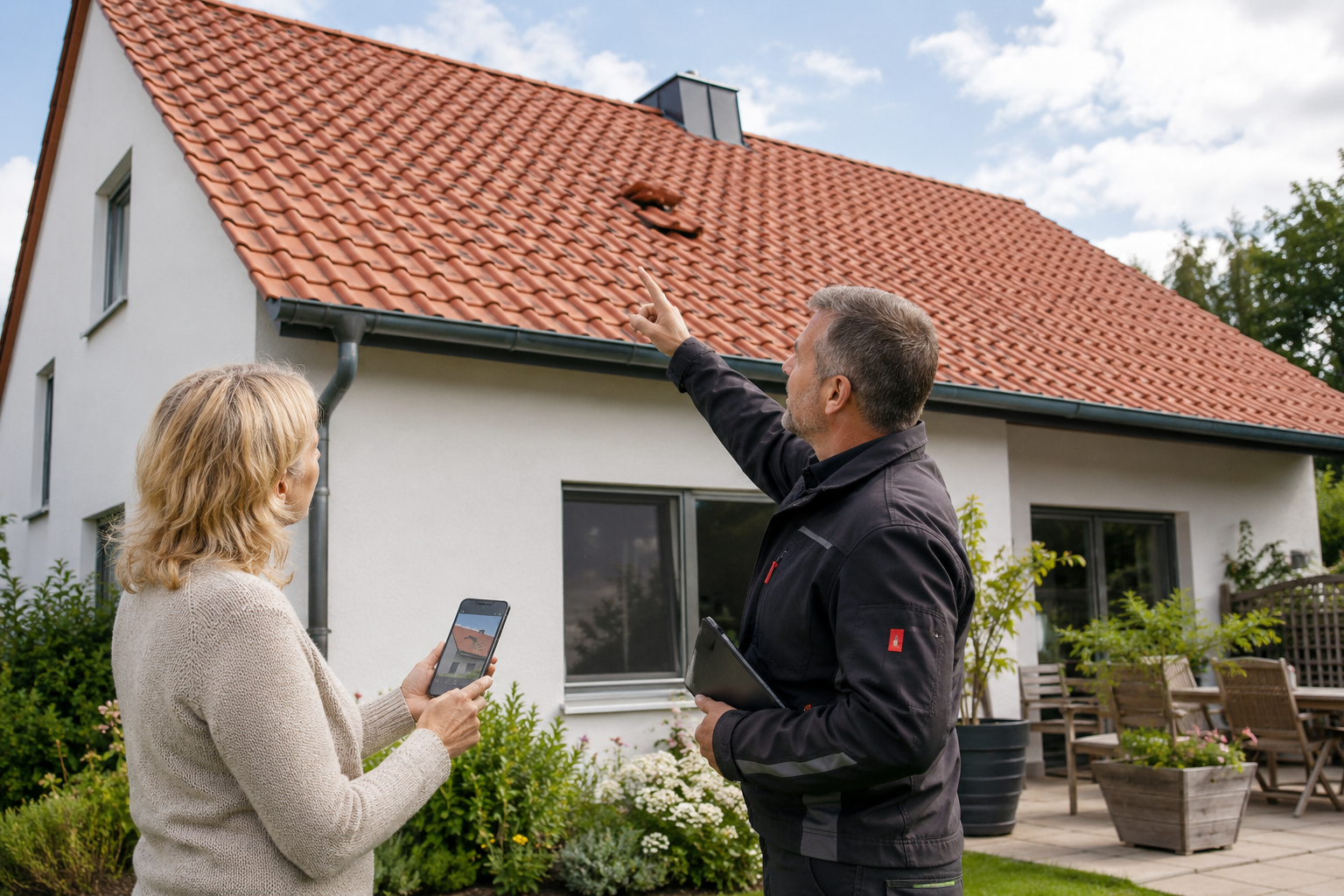 Dachreparatur selber machen oder einen professionellen Dachdecker beauftragen