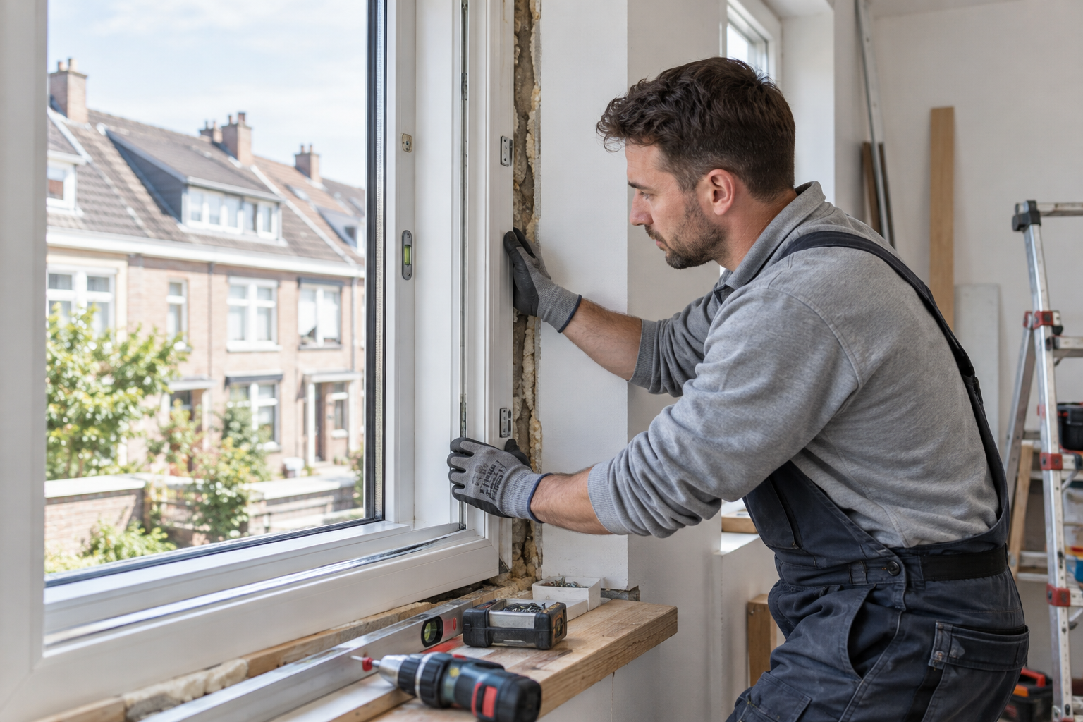 Fachgerechter Fenstertausch im Reihenhaus